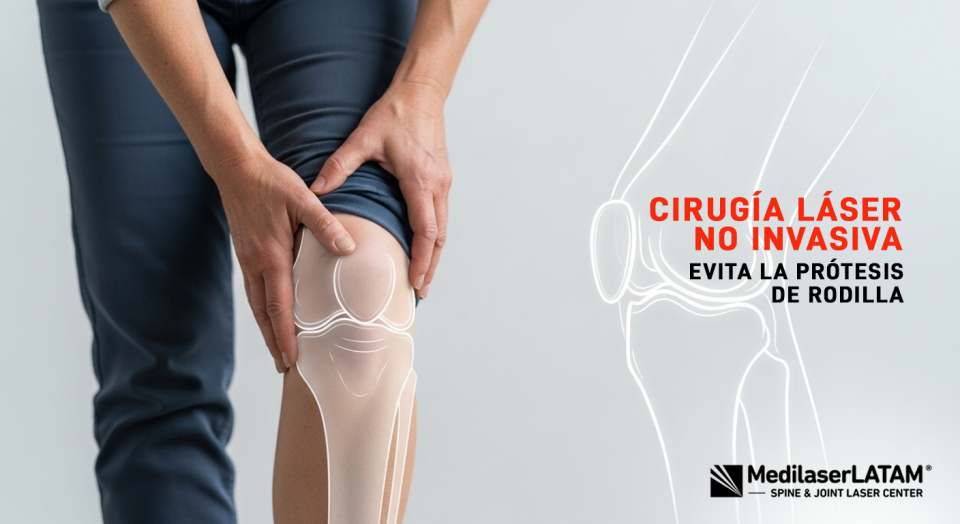 Artrosis y Prótesis de Rodilla: ¿Necesitas cirugía mayor? Descubre cómo la cirugía láser es la última alternativa no invasiva para frenar el deterioro y evitar la prótesis.